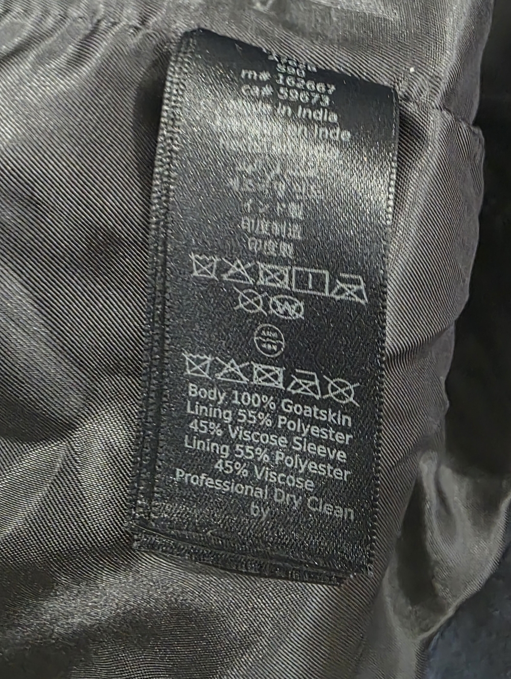John Varvatos Men's Reede Racer Suede Jacket - Picture 8 of 8